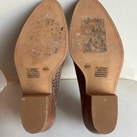 Vince Camuto Perforated Leather Ankle Boots - Picture 4 of 4